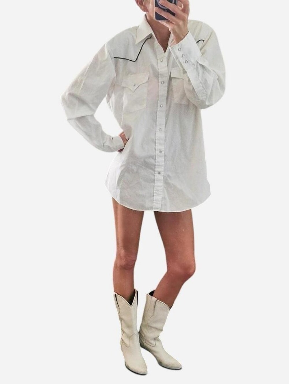Vintage Rancher Cowboy Western Top